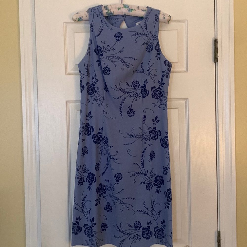 Blue Floral Dress